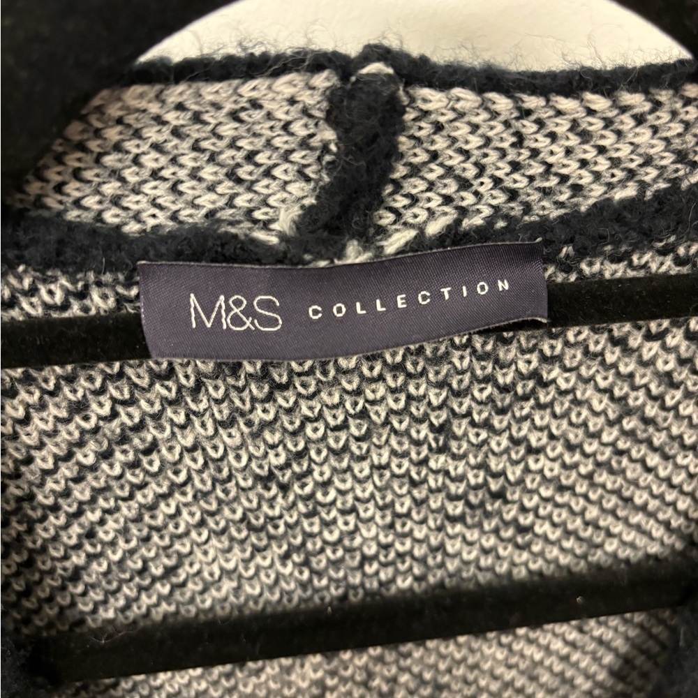 M&S Collection Cardigan, Navy - Picture 3 of 5